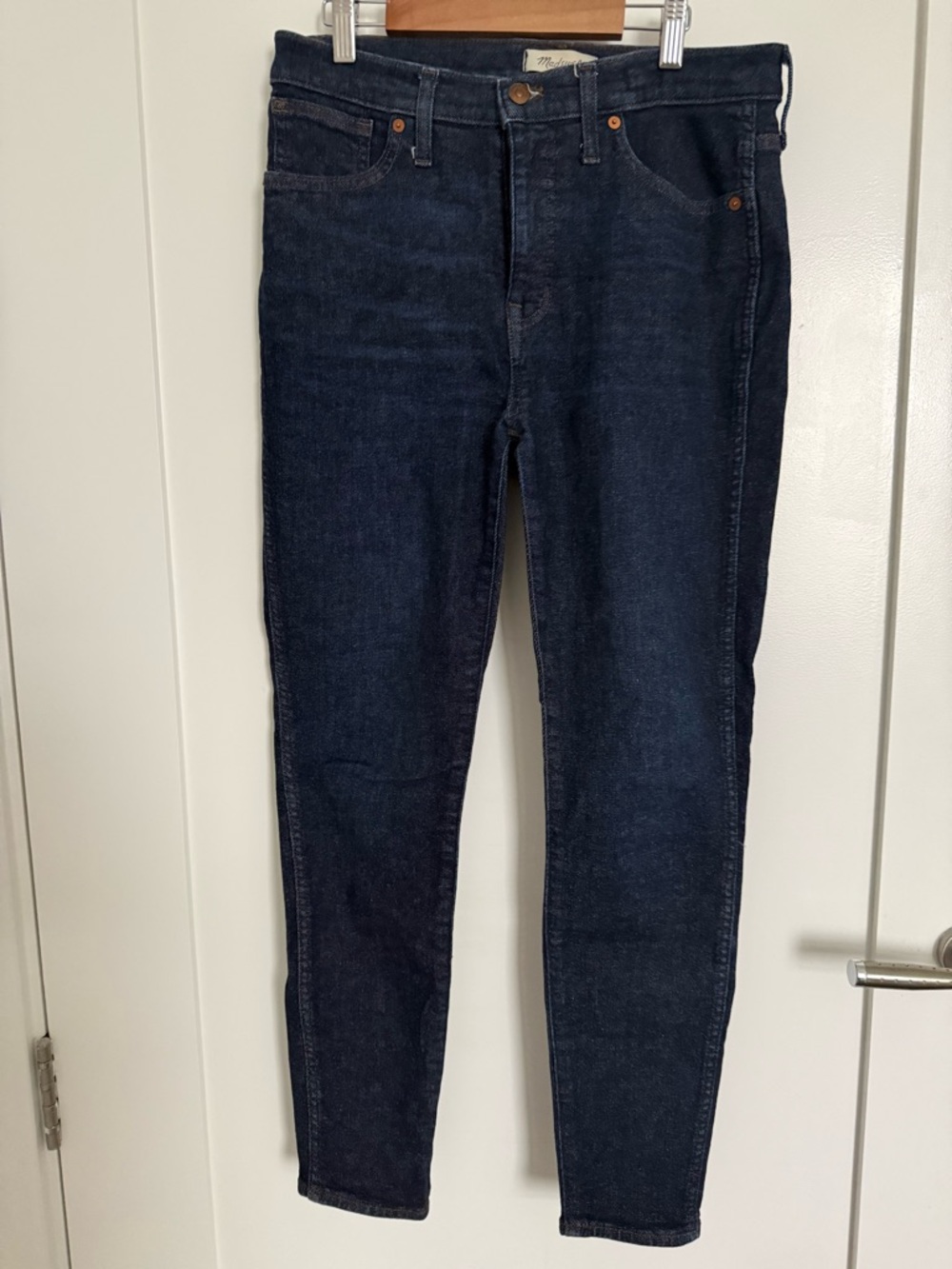 Madewell Dark Blue Women's High-Rise Skinny Jeans